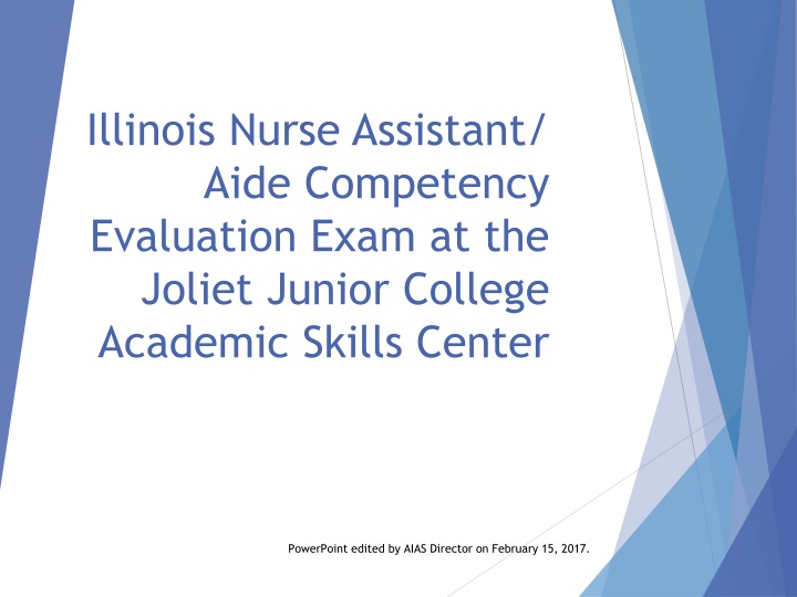 illinois nurse assistant aide competency n.w