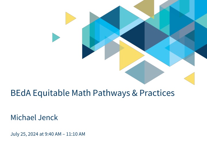 bedaequitable math pathways practices n.w