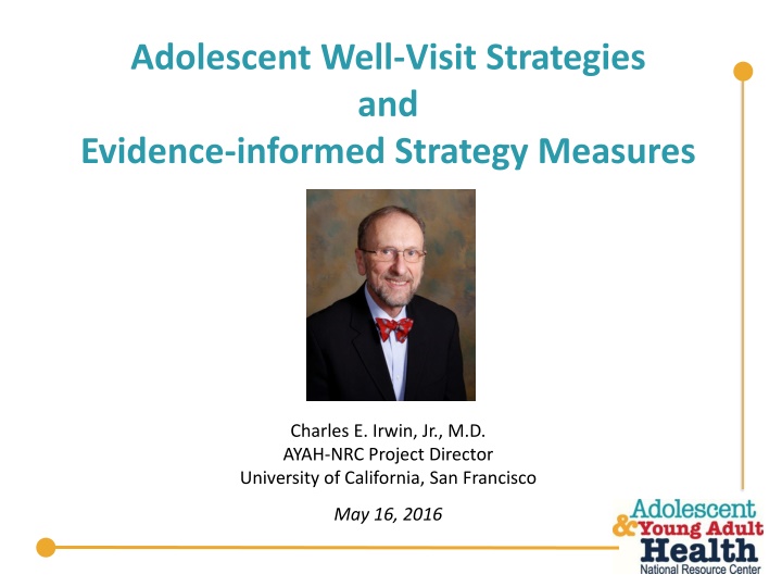 adolescent well visit strategies and evidence n.w