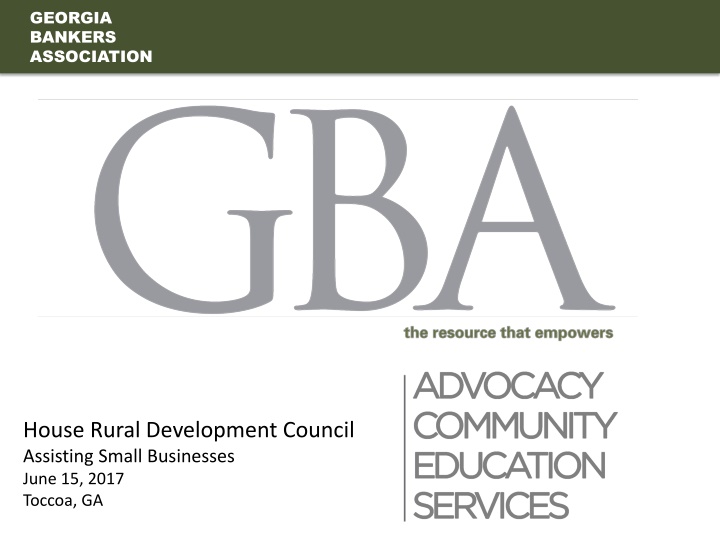 georgia bankers association n.w