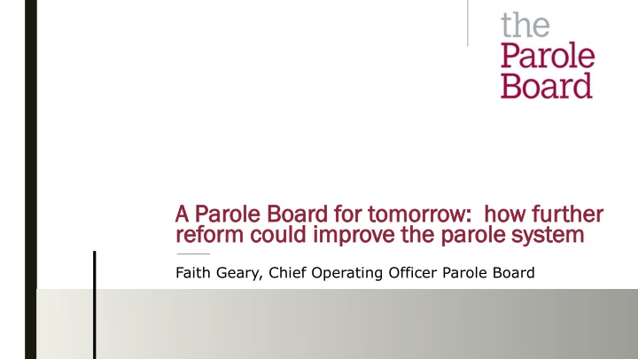 a parole board for tomorrow how further a parole n.w
