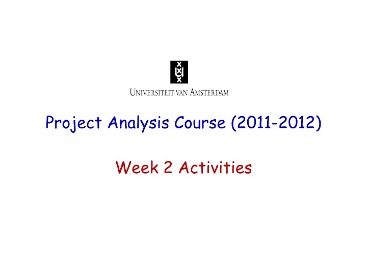 project analysis course 2011 2012 n.w