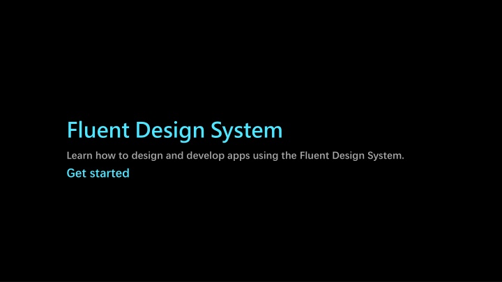 fluent design system n.w
