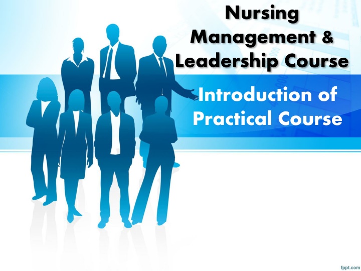 nursing management leadership course n.w