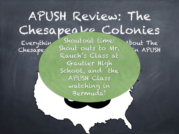 apush review the chesapeake colonies everything n.w