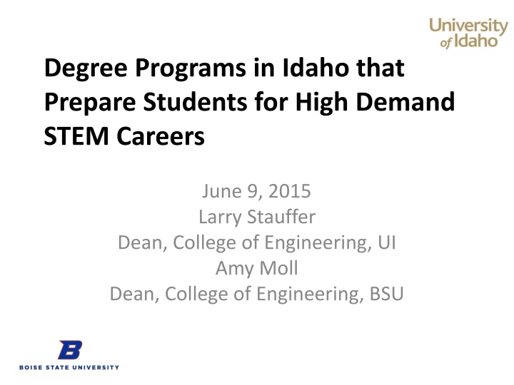 degree programs in idaho that prepare students n.w