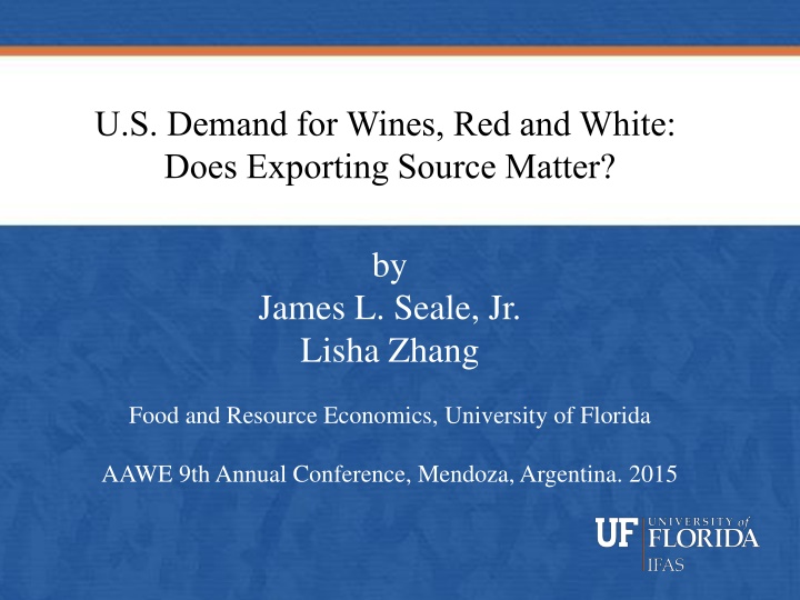u s demand for wines red and white does exporting n.w