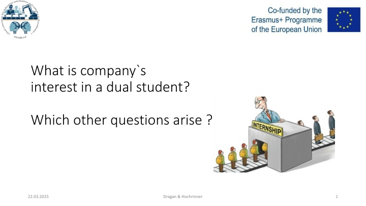 what is company s interest in a dual student n.w