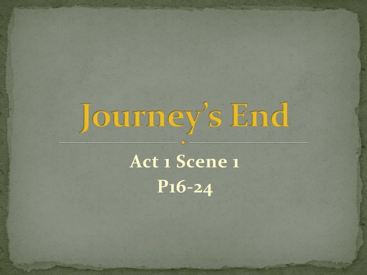 journey s end n.w