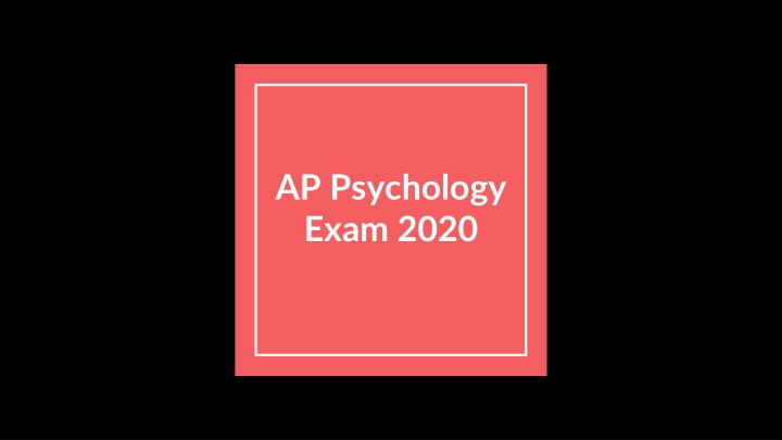 ap psychology exam 2020 n.w