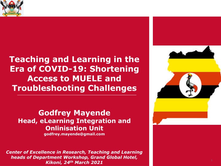 teaching and learning in the era of covid n.w