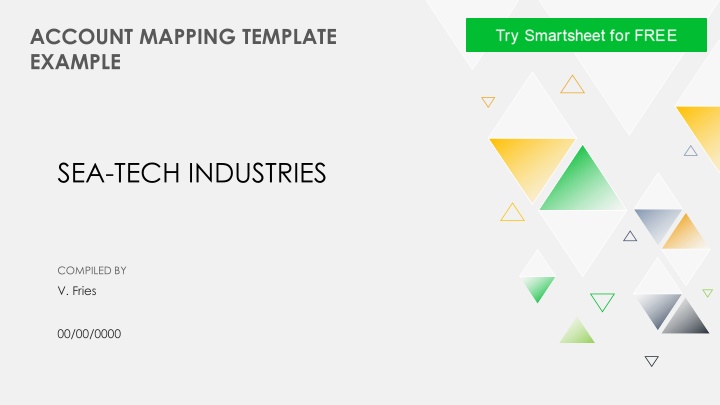 account mapping template example n.w
