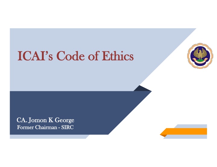 icai s code of ethics icai s code of ethics n.w