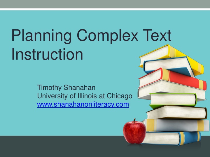 planning complex text instruction n.w