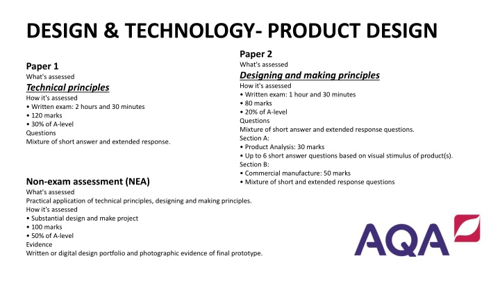 design technology product design n.w