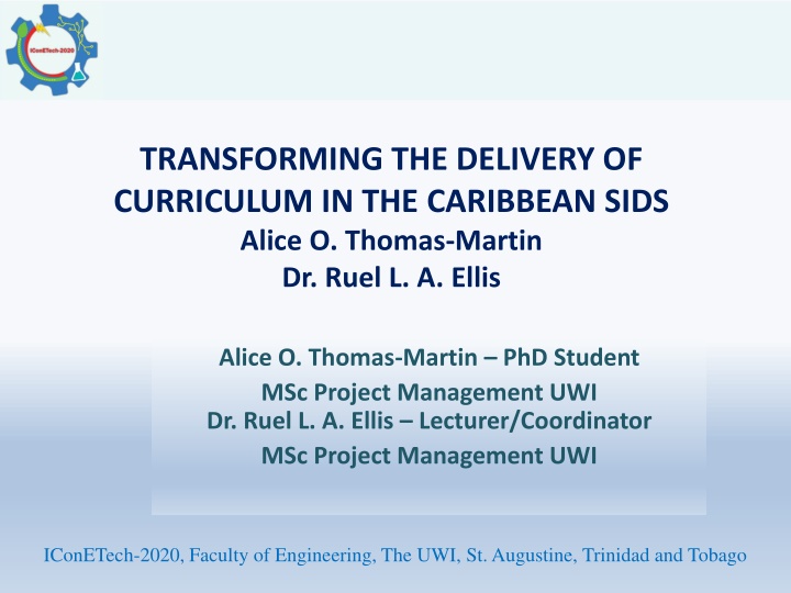 transforming the delivery of curriculum n.w
