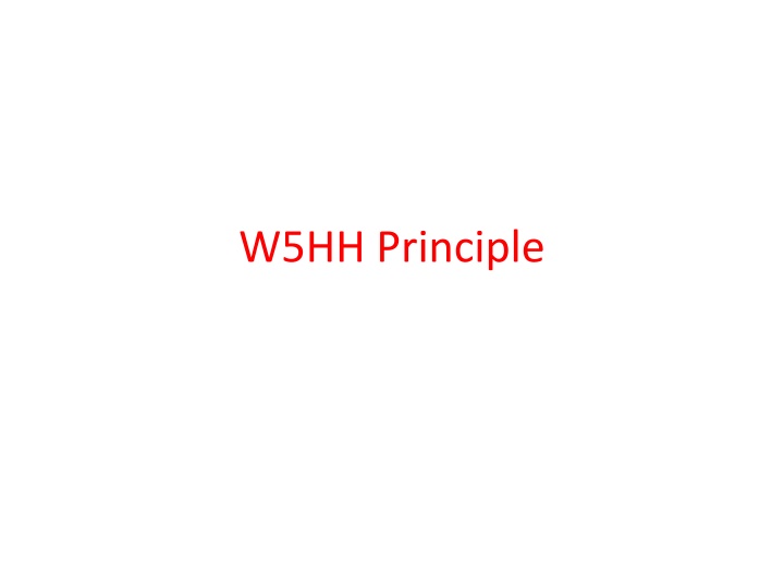 w5hh principle n.w