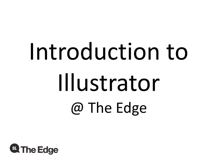 introduction to illustrator @ the edge n.w