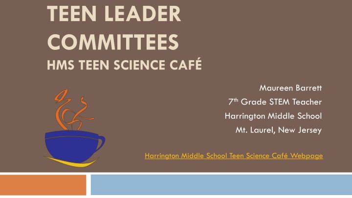 teen leader committees hms teen science caf n.w