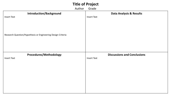 title of project author grade n.w