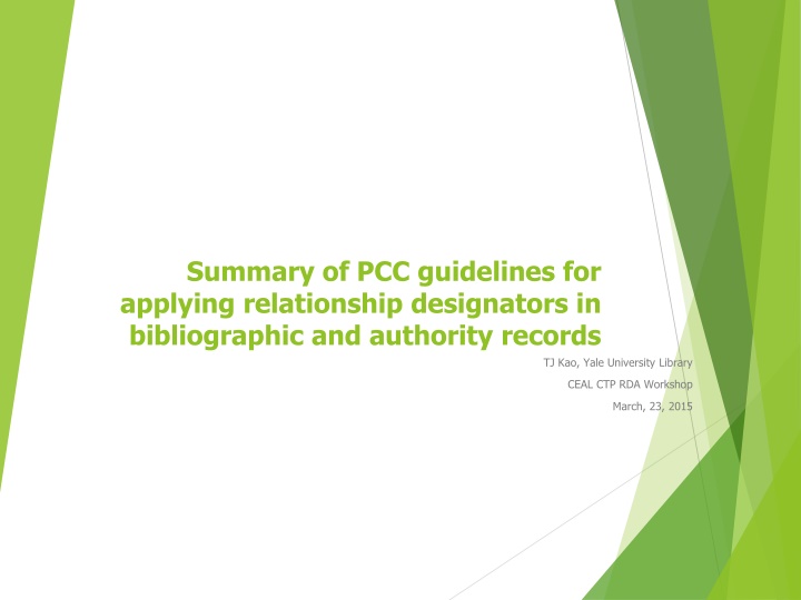 summary of pcc guidelines for applying n.w