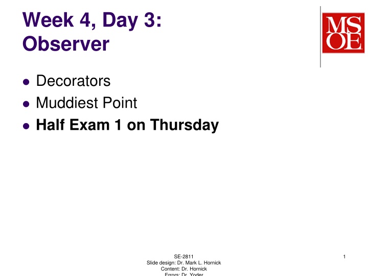 week 4 day 3 observer n.w