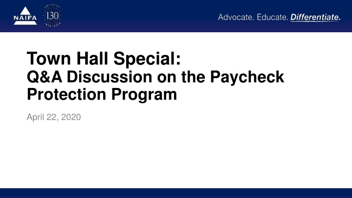 town hall special q a discussion on the paycheck n.w