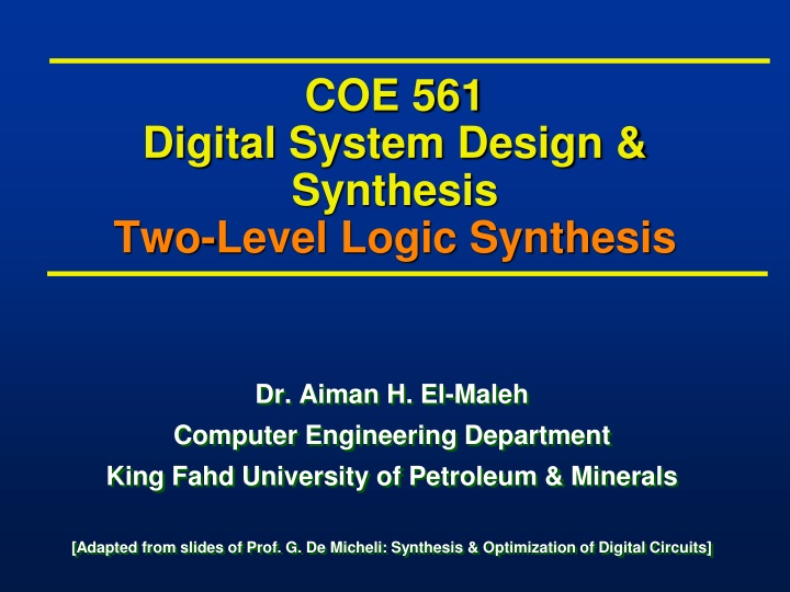 coe 561 n.w