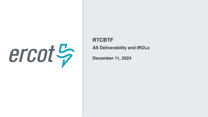 rtcbtf as deliverability and irols n.w