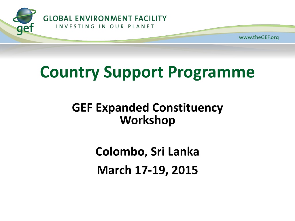 country support programme n.w