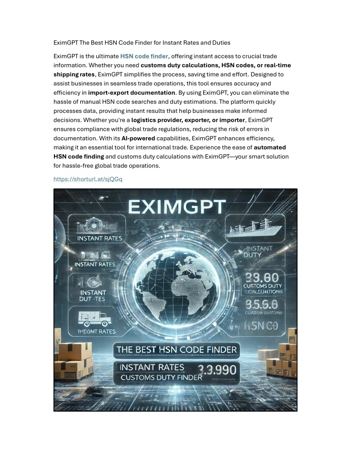 eximgpt the best hsn code finder for instant n.w