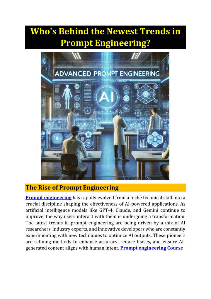 who s behind the newest trends in prompt n.w