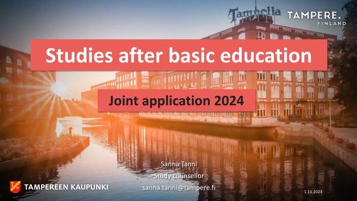Studies after basic education