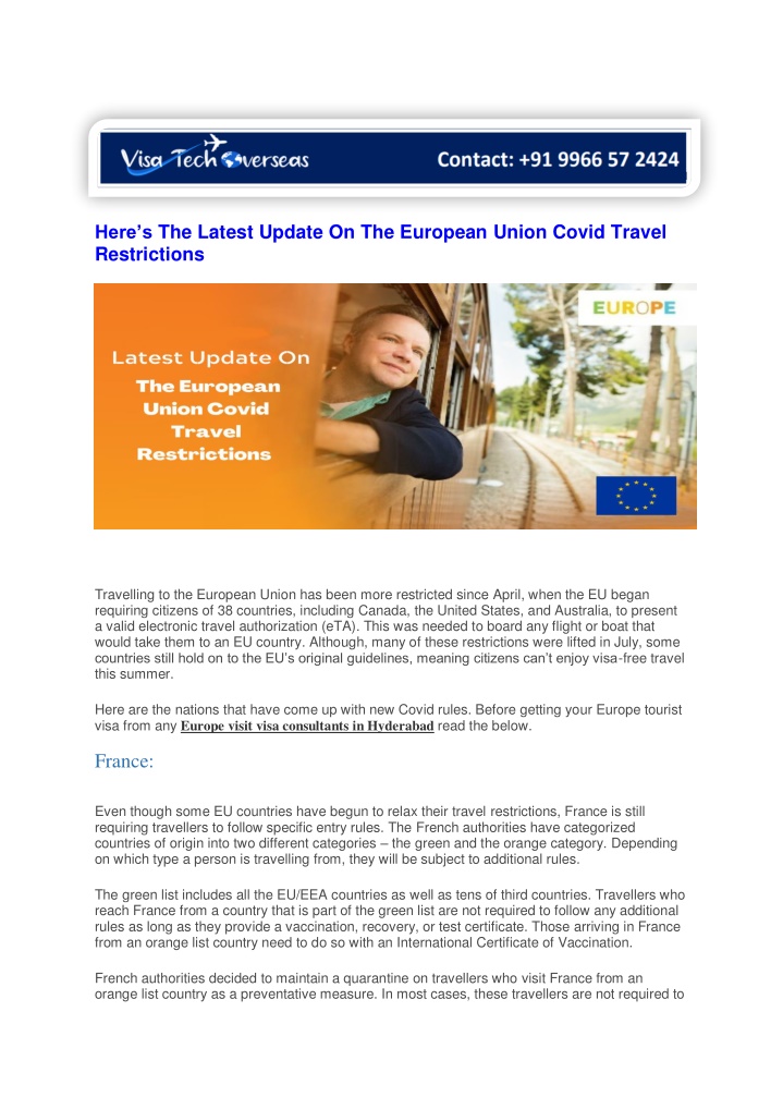 here s the latest update on the european union n.w