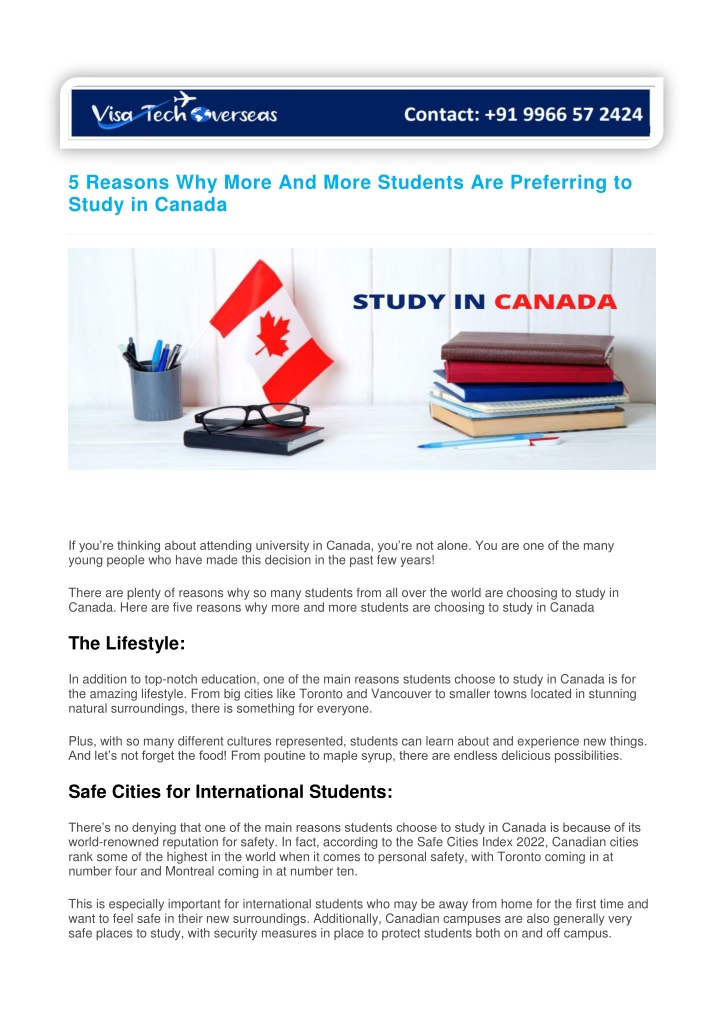 5 reasons why more and more students n.w