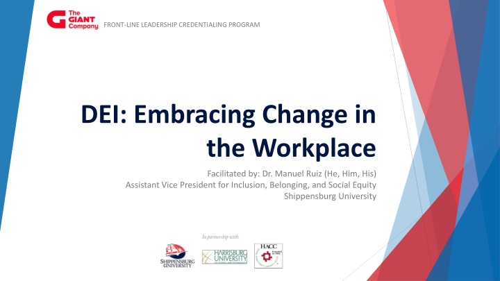 Front-Line Leadership Credentialing Program: Embracing Diversity, Equity, and Inclusion