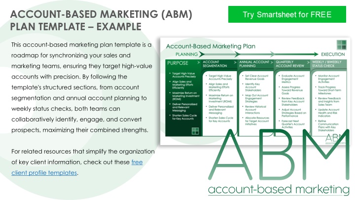 Account-Based Marketing Plan Template Example