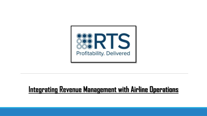 integrating revenue management with airline n.w