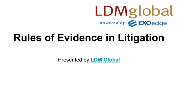 rules of evidence in litigation n.w