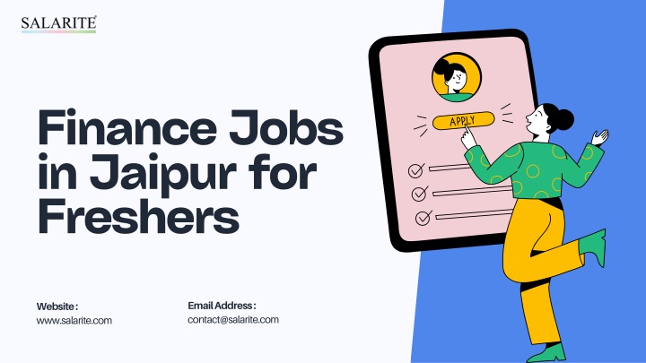finance jobs in jaipur for freshers n.w