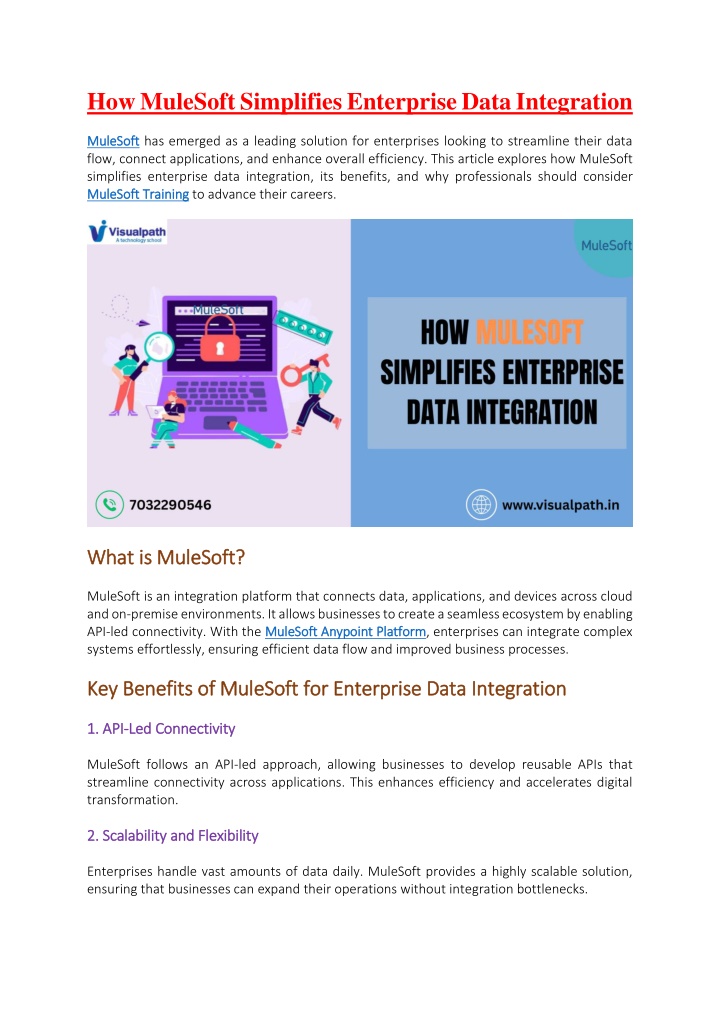 how mulesoft simplifies enterprise data n.w