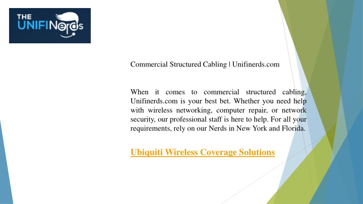 commercial structured cabling unifinerds com n.w
