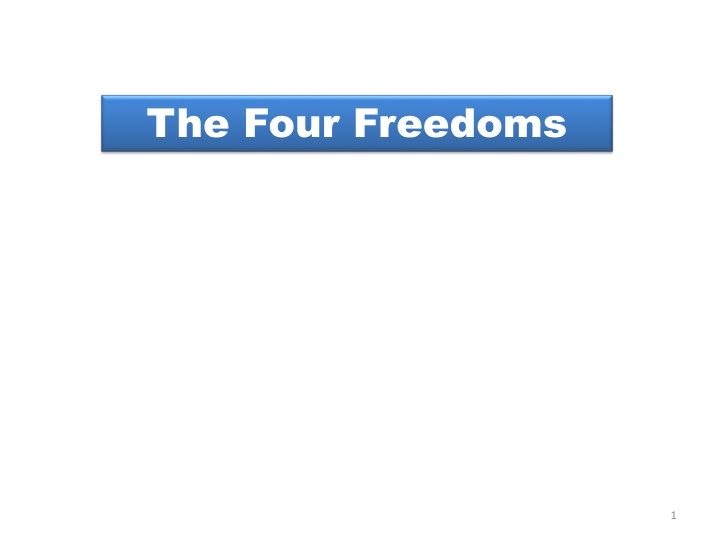 The Four Freedoms