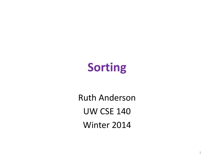 sorting n.w