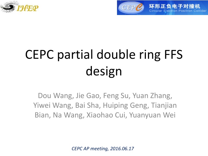 cepc partial double ring ffs design n.w