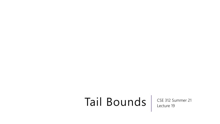 tail bounds n.w