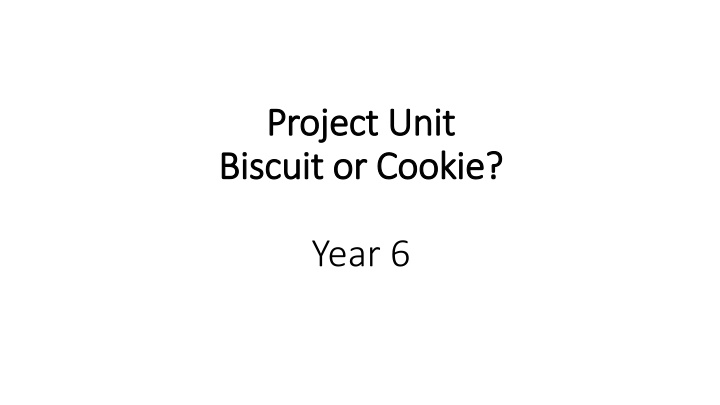 project unit project unit biscuit or cookie n.w