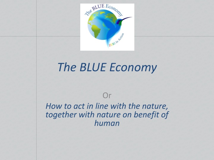 the blue economy n.w