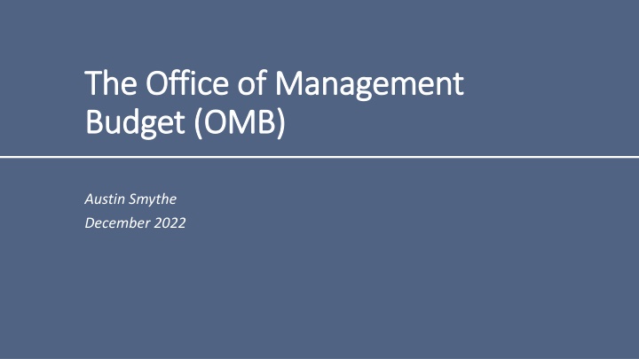 the office of management the office of management n.w