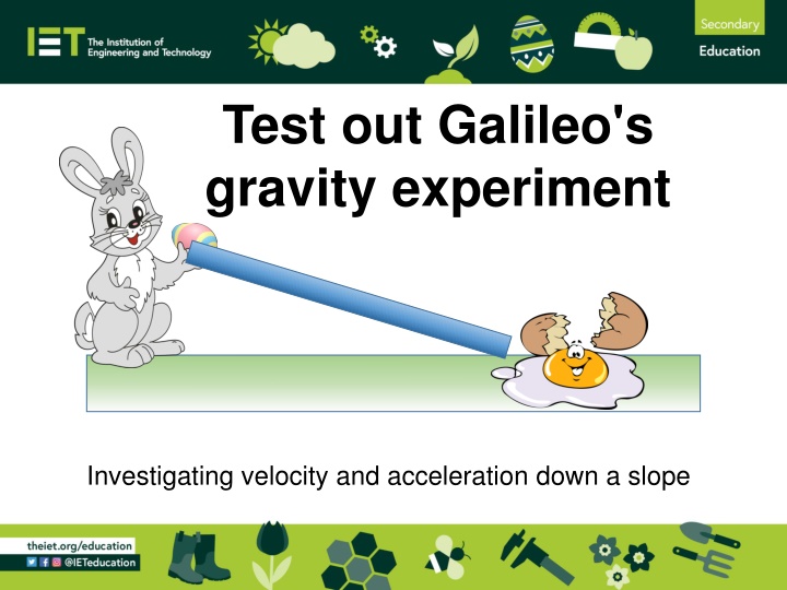 test out galileo s gravity experiment n.w